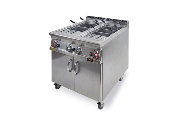 Cuocipasta elettrico - vasca doppia 40 + 40 Litri
