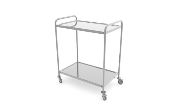 Carrelli inox 2 ripiani