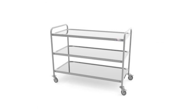 Carrelli inox 3 ripiani