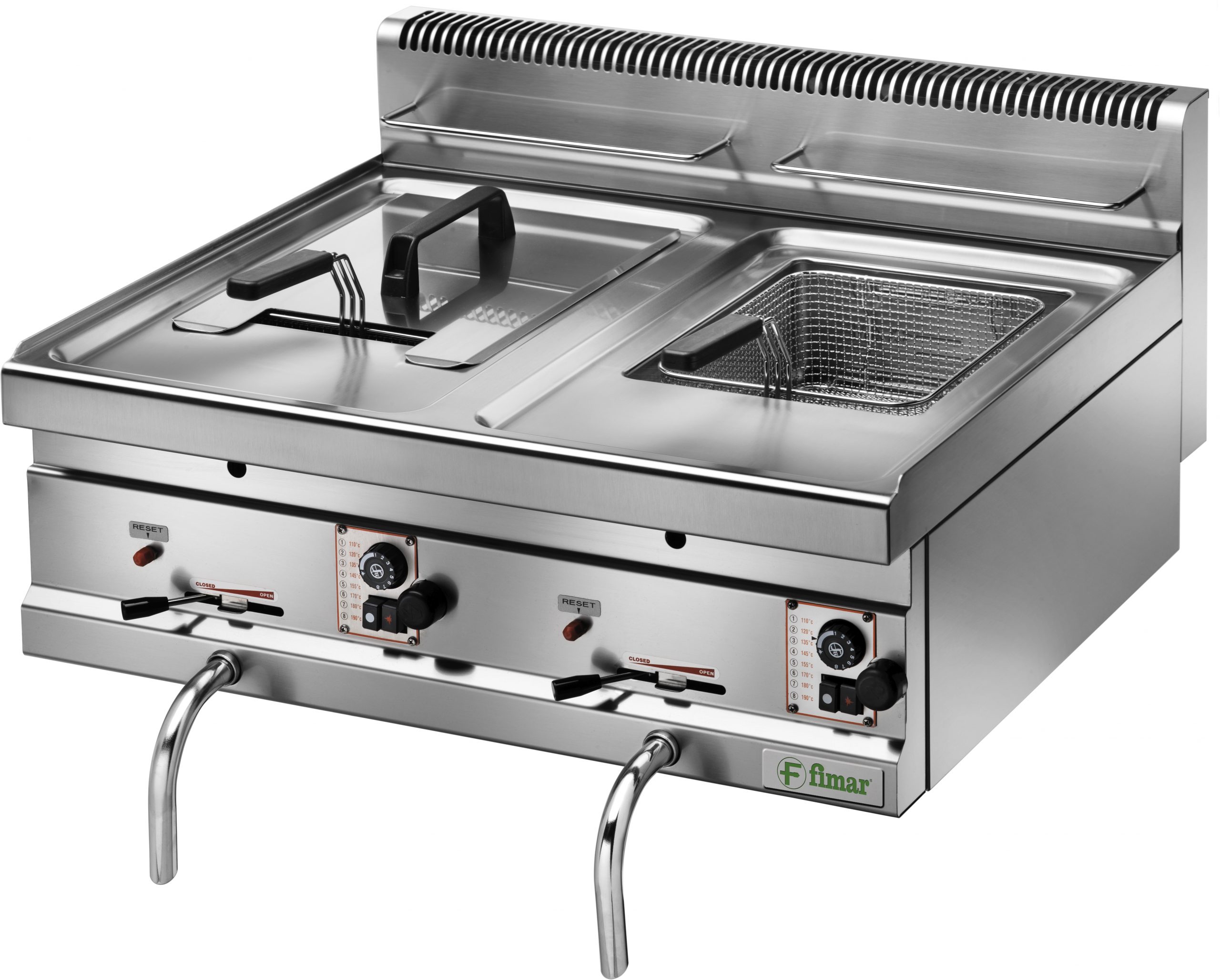 Friggitrice da appoggio 8+8 380V - Noleggio attrezzature per cucine  professionali - Inox Rent