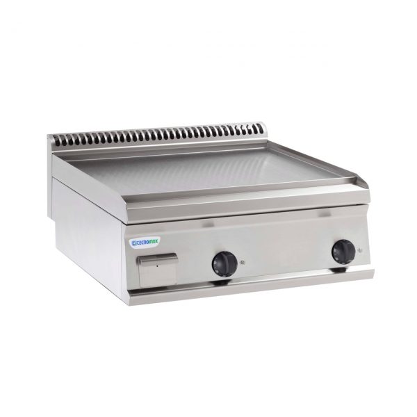 Fry top da banco liscio elettrico 70x70